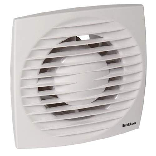 Aldes Design 100T muur- of plafondventilator Ø100 mm wit