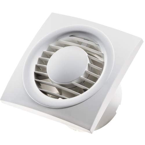 Orcon ECA-100 Piano Hygro badkamerventilator 100mm met instelbare vochtsensor