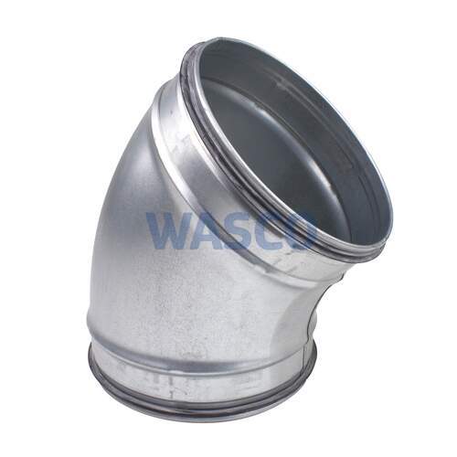 R-vent Spiro Safe bocht glad Ø160 mm 45°