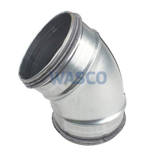 R-vent Spiro Safe bocht glad Ø80 mm 45°