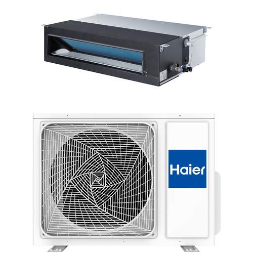 Haier Medium Duct kanaal binnen + buitenunit R32 (incl. Wifi-module)