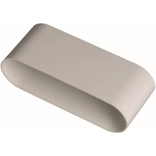 Aldes Minigaine recht verbindingsstuk mannelijk 200 x 60 mm (gelijk aan 125 mm)