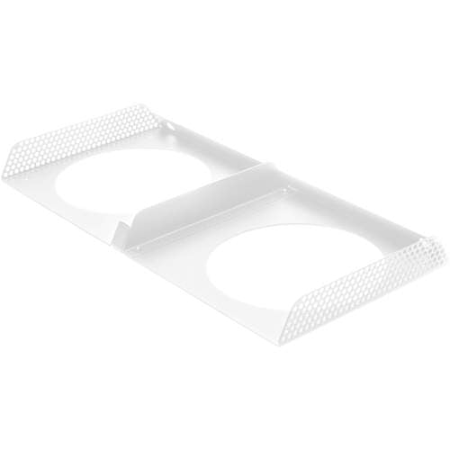 Vasco buitenrooster 2x Ø150 mm RAL9003