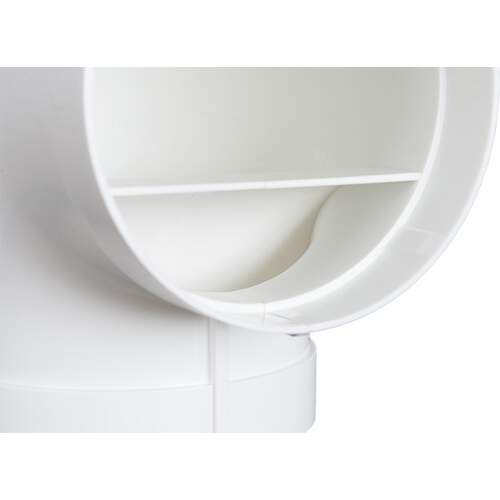 Nedco ECO+ bocht Ø125 mm 90° kunststof wit