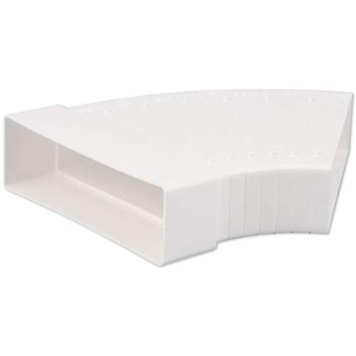 Nedco hoekstuk 45° 204 x 60 mm horizontaal