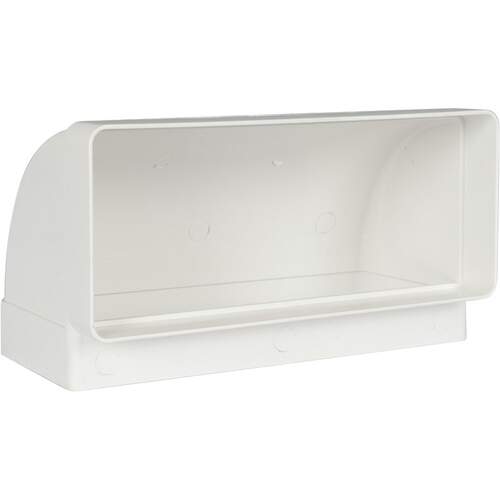 Nedco hoekstuk 90° 220 x 90 mm verticaal kunststof wit