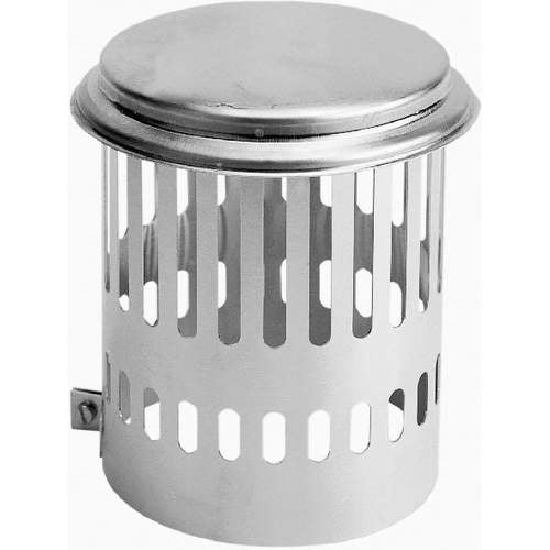 Burgerhout kraaienkap 180mm aluminium - Set van 6 stuks