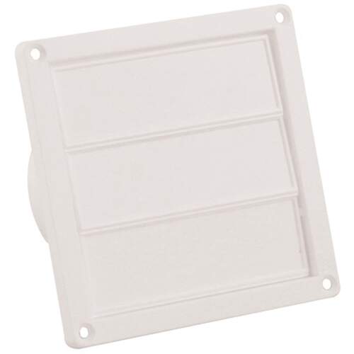 Nedco Lamellenrooster 100-130mm vlak model wit kunststof