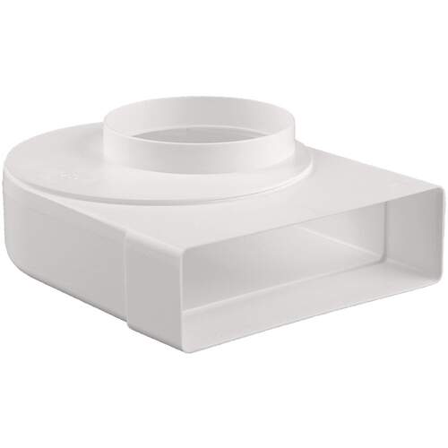 Nedco overgangsstuk haaks Ø125 mm - 204 x 60 mm verstelbaar