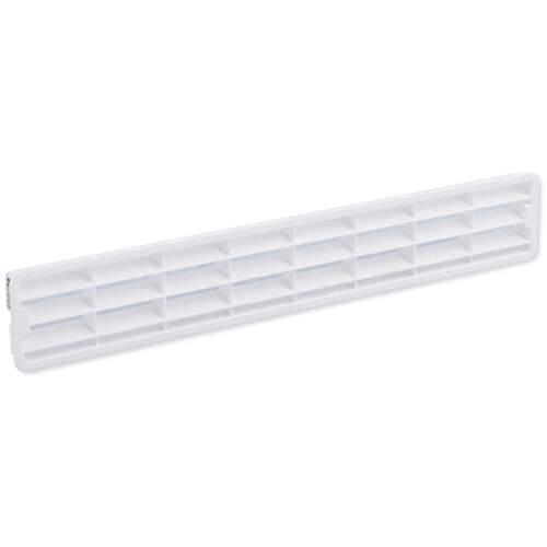 Nedco plintrooster 458 x 75 mm wit kunststof