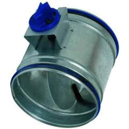 Aldes regelklep handbediend Ø250 mm met rubbers gegalvaniseerd