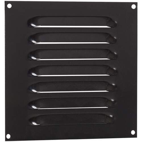 Nedco schoepenrooster 150 x 150 mm vlak model met grote schoepen aluminium bruin