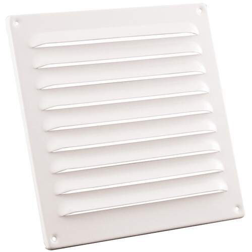 Nedco schoepenrooster 200 x 200 mm aluminium wit