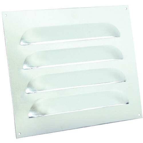 Nedco schoepenrooster 250 x 250 mm vlak en grote schoepen aluminium