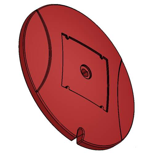 Zehnder cover comfofan Rood