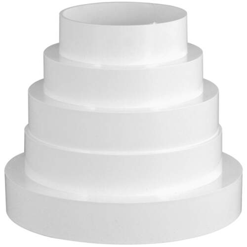 Nedco verloopstuk Ø80-100-120-125-150 mm wit