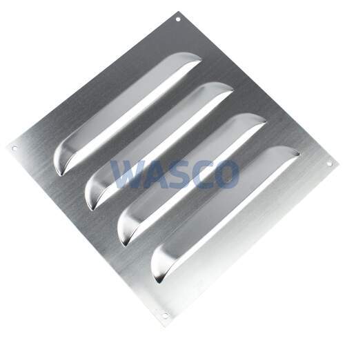 Burgerhout rooster 250 x 250 mm aluminium