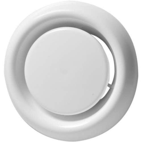 R-vent kunststof afzuigventiel EVEF 80 RAL 9002