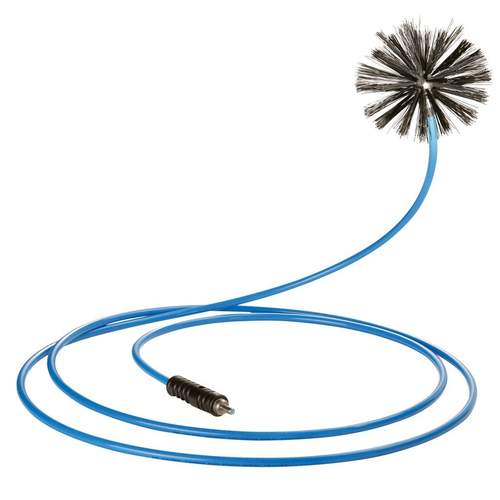 Wohler flexibele as 3 meter incl. veegborstelkop diameter 18 mm