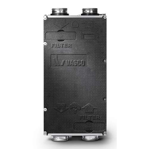 Vasco D275 III WTW unit 275m3/h inclusief RF schakelaar