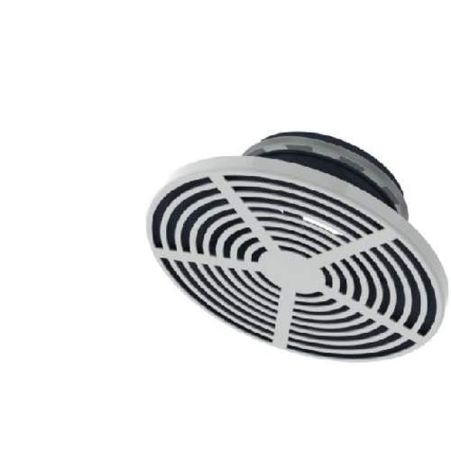 Burgerhout Hybalans+ Waze af-/toevoerventiel rond 125mm kunststof wit