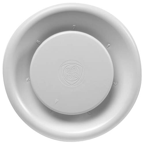 Zehnder afvoerventiel 100/125mm kunststof wit per stuk