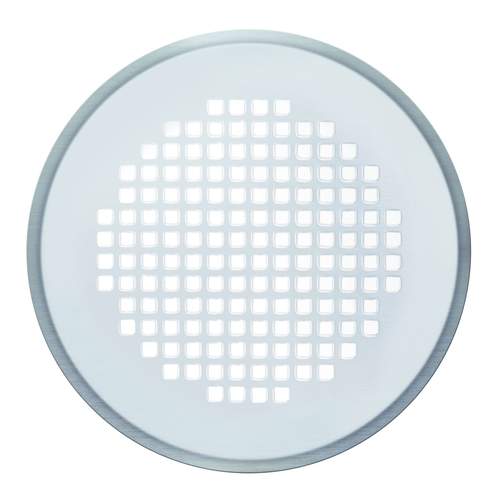 Zehnder Torino RVS designrooster rond passend in roosterboxen CLRF en TVA