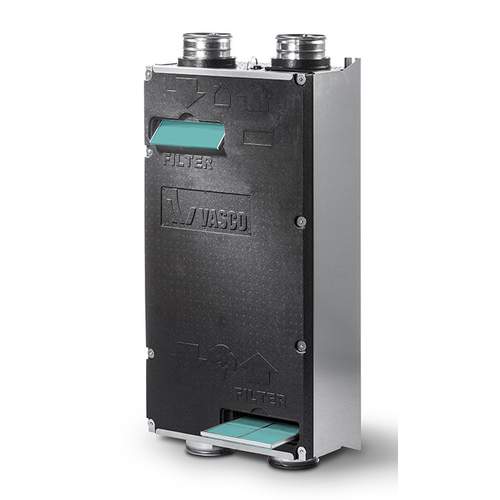 Vasco D275 III WTW unit 275m3/h inclusief RF schakelaar