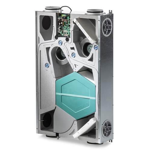 Vasco D150 Compact WTW unit 150m3/h zonder schakelaar