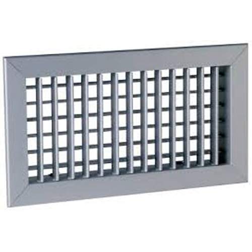 Aldes AC102 D wandrooster 300 x 100 mm met dubbele deflectie aluminium