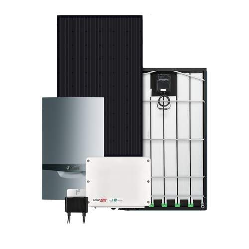 Volthera hybride PVT-systeem 12 panelen voor schuin dak 3 kW