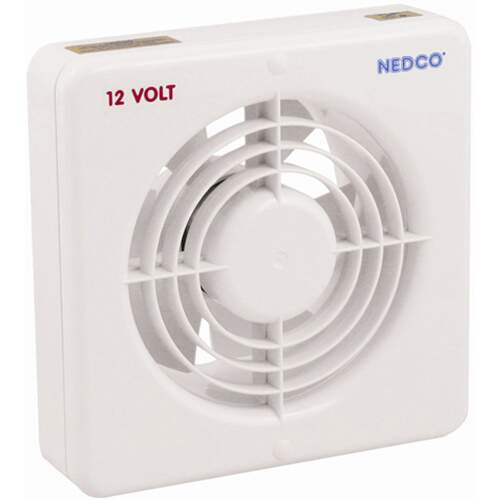 Nedco CR 120LV badkamer/toiletventilator 120mm 130 m³/h wit kunststof