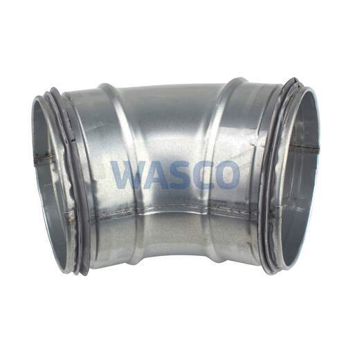 R-vent Spiro Safe bocht glad Ø80 mm 45°
