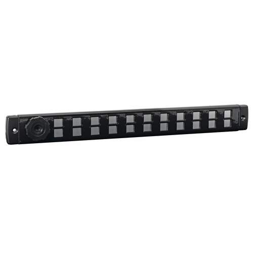 Nedco Bold Line schuifrooster 500 x 65 mm zwart