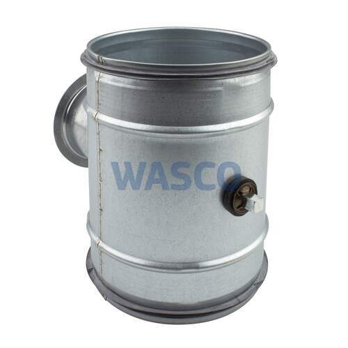 R-vent Spiro safe regelklep Ø125 mm sendzimir verzinkt
