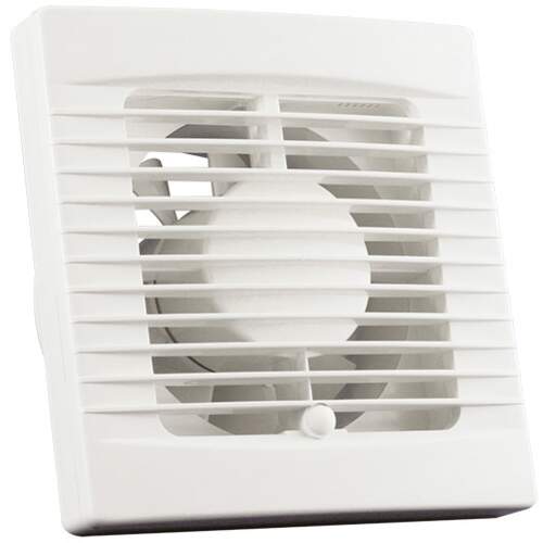 Nedco EF 120T badkamerventilator met nalooptimer 120mm 130 m³/h kunststof wit