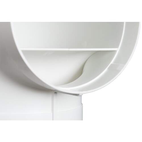 Nedco ECO+ bocht 90° Ø150 mm kunststof wit