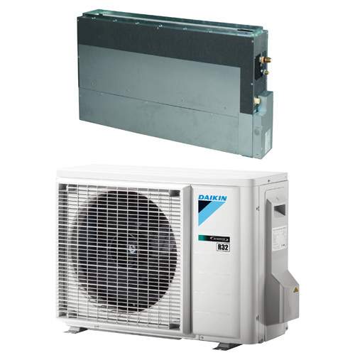 Daikin vloer inbouw binnen + buitenunit R32 excl. bediening