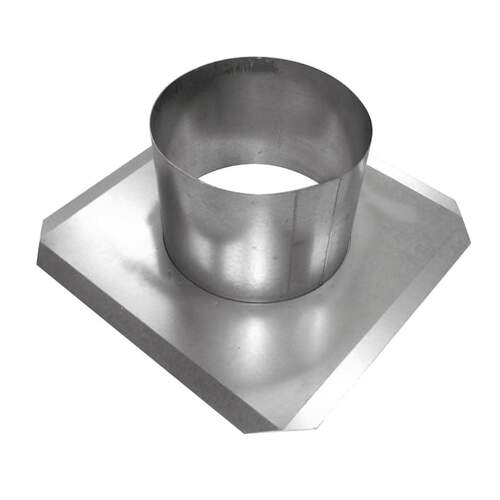 R-vent Spiro plakplaat aluminium Ø130 mm