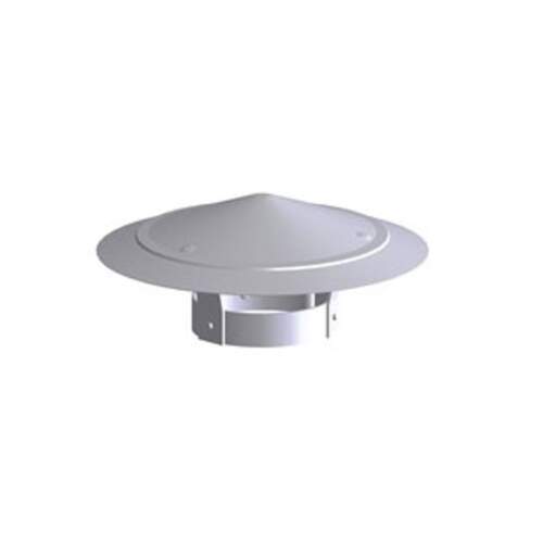 R-vent Spiro regenkap Ø630 mm blank sendzimir verzinkt