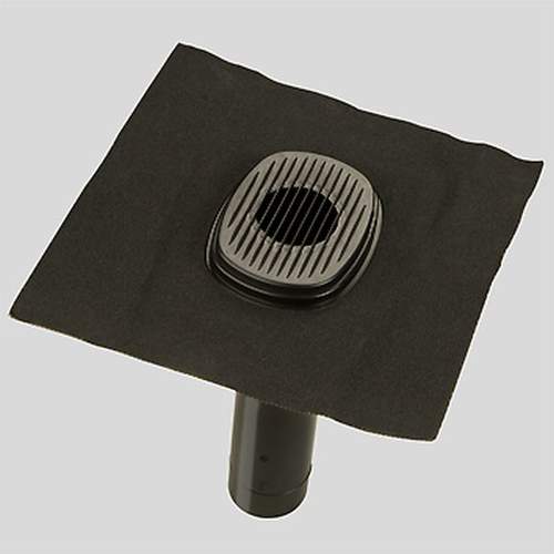 Ubbink Ubiflex rioolontluchtingspan universeel 5-55° 500 x 500 mm kunststof zwart