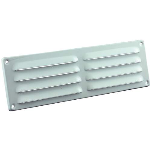 Nedco Schoepenrooster 90 x 300 mm aluminium wit