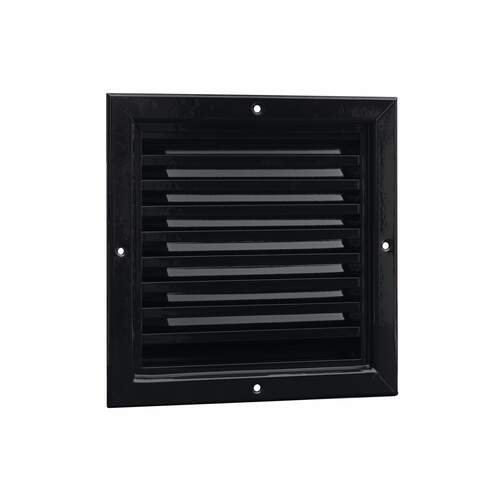 Nedco schoepenrooster aluminium 220 x 150 mm zwart
