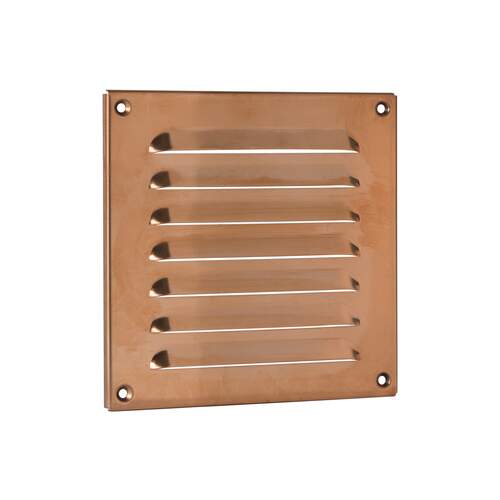 Nedco schoepenrooster 160 x 160 mm roodkoper