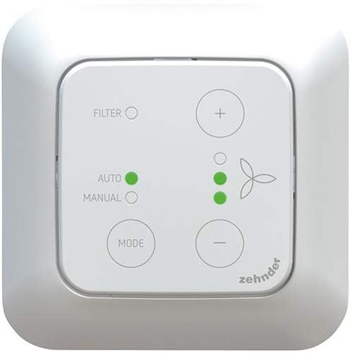 Zehnder ComfoSwitch C67 bedieningspaneel 3-standen