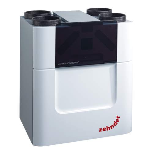 Zehnder ComfoAir Q350 WTW unit L VV ERV met enthalpiewisselaar luchttoevoer links
