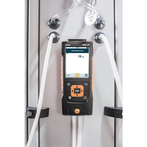 Testo klimaatmeetinstrument + verschildrukmeter 440 dP